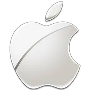 Glossy Apple Logo PNG Image